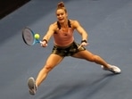 &nbsp;Greece's Maria Sakkari in action