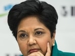 In her memoir, Indra Nooyi describes events that shaped her life from childhood to her becoming PepsiCo CEO, a position from which she retired in 2018. (File Photo)(AFP) In her memoir, Indra Nooyi describes events that shaped her life from childhood to her becoming PepsiCo CEO, a position from which she retired in 2018. (File Photo)(AFP)
