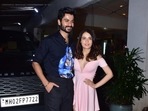 Sunny Kaushal and Radhika Madan pose together, Sunny Kaushal and Radhika Madan pose together,