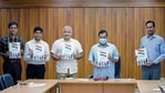 Delhi chief minister Arvind Kejriwal presents a copy of the Deshbhakti curriculum framework in presence of deputy chief minister Manish Sisodia. (ANI) Delhi chief minister Arvind Kejriwal presents a copy of the Deshbhakti curriculum framework in presence of deputy chief minister Manish Sisodia. (ANI)