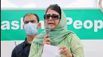PDP Mehbooba Mufti has also tweeted about the alleged harassment of journalists. (File photo (ANI)) PDP Mehbooba Mufti has also tweeted about the alleged harassment of journalists. (File photo (ANI))