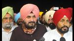The bonhomie that Charanjit Singh Channi and Navjot Sidhu had publicly exuded soon after the former’s surprise elevation as Punjab’s first Dalit chief minister quickly evaporated, giving way to an intense tussle over power politics. (Keshav SIngh/HT) The bonhomie that Charanjit Singh Channi and Navjot Sidhu had publicly exuded soon after the former’s surprise elevation as Punjab’s first Dalit chief minister quickly evaporated, giving way to an intense tussle over power politics. (Keshav SIngh/HT)