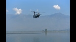 An air show was held Srinagar on Sunday where DDC head was also present. (HT File Photo) An air show was held Srinagar on Sunday where DDC head was also present. (HT File Photo)