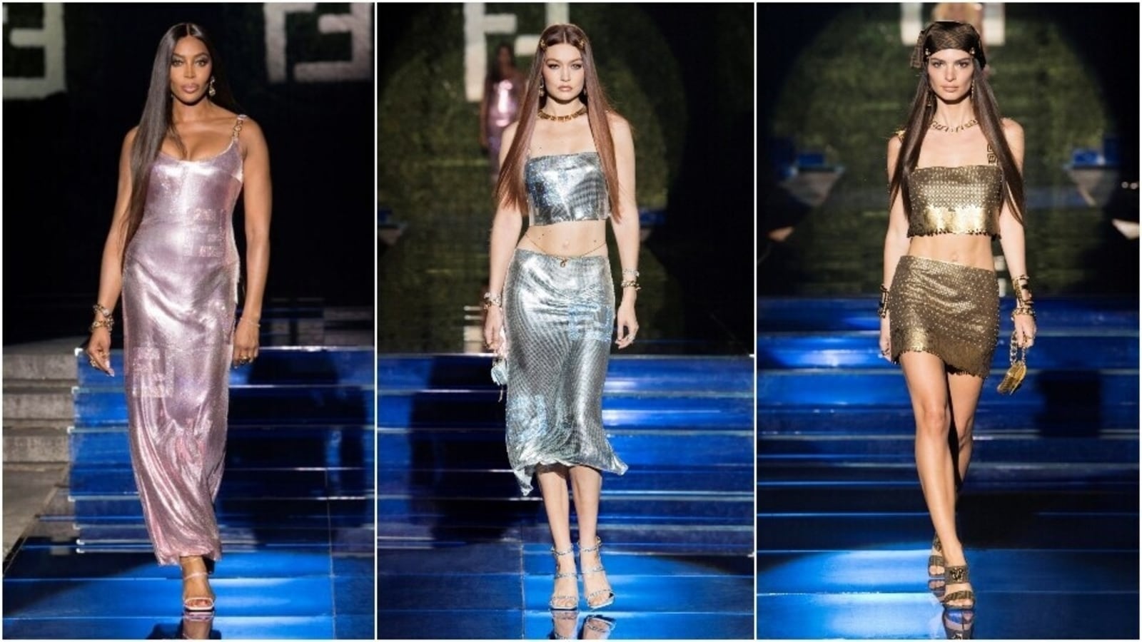 Gigi Hadid on the Versace Runway at Milan Fashion Week, The Most Memorable  Runway Looks From Fashion Week So Far