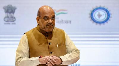 Union home minister Amit Shah at the 17th Formation Day celebrations of the National Disaster Management Authority (NDMA) in New Delhi on Tuesday. He lauded India’s response to Covid pandemic. (PTI) Union home minister Amit Shah at the 17th Formation Day celebrations of the National Disaster Management Authority (NDMA) in New Delhi on Tuesday. He lauded India’s response to Covid pandemic. (PTI)