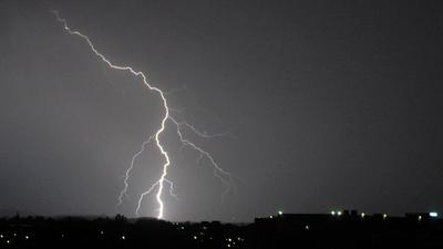The weather department forecast has predicted the possibility of thunder and lightning in Delhi on Tuesday. (HT Photo/Representative Use)