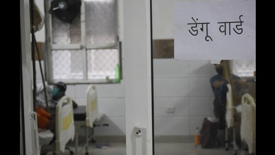The district hospital at Sanjay Nagar has a special 10-bed dengue ward. (Sakib Ali /HT) The district hospital at Sanjay Nagar has a special 10-bed dengue ward. (Sakib Ali /HT)