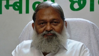 Haryana home minister Anil Vij (HT File)