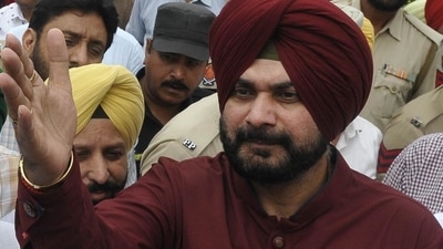 Navjot Singh Sidhu resigned as Punjab Congress chief on Tuesday. (Karun Sharma/HT File Photo)