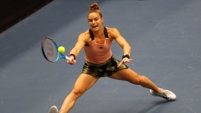 &nbsp;Greece's Maria Sakkari in action (REUTERS)