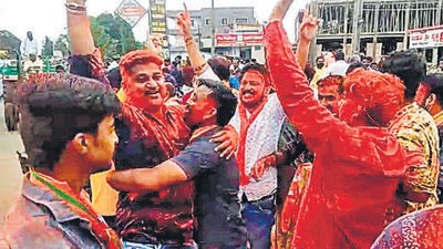The two assembly constituencies in Karnataka,Hanagal and Sindgi, fell vacant after CM Udasi, the senior Bharatiya Janata Party (BJP) leader died on June 8 while MC Managuli, another senior Janata Dal (Secular) leader died earlier in January. (ANI) The two assembly constituencies in Karnataka,Hanagal and Sindgi, fell vacant after CM Udasi, the senior Bharatiya Janata Party (BJP) leader died on June 8 while MC Managuli, another senior Janata Dal (Secular) leader died earlier in January. (ANI)