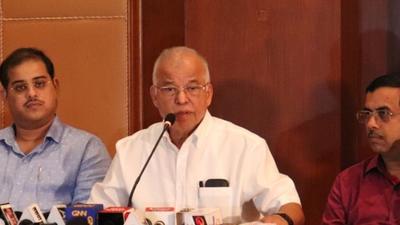 Former Goa chief minister Luizinho Faleiro, who quit the Congress on Monday, is headed to Kolkata to join the Mamata Banerjee-led Trimamool Congress. (Twitter/@luizinhofaleiro) Former Goa chief minister Luizinho Faleiro, who quit the Congress on Monday, is headed to Kolkata to join the Mamata Banerjee-led Trimamool Congress. (Twitter/@luizinhofaleiro)