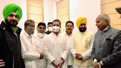 Navjot Singh Sidhu’s resignation came roughly three hours after Charanjit Singh Channi announced the portfolio allocation on Tuesday. (Twitter)