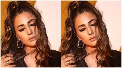 Statement earrings and metal rings, with a hint of gold and silver, from Flower Child by Shaheen Abbas and Minarali Store added more glamour to the photoshoot. The accessories also add the necessary dash of colour to the pictures. (Instagram/@realhinakhan)