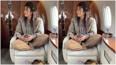 Priyanka Chopra's picture was clicked by her mother, Dr Madhu Chopra. Priyanka Chopra's picture was clicked by her mother, Dr Madhu Chopra.