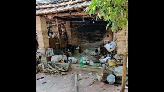 Post-poll violence in Kolkata (ANI) Post-poll violence in Kolkata (ANI)