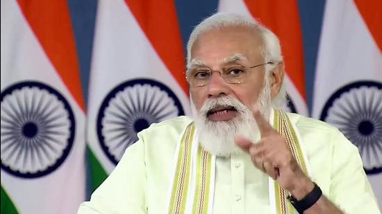 At an event to launch 35 crop varieties with special traits, PM Modi said climate change can bring new challenges such as newer pests in farms, diseases and epidemics (ANI) At an event to launch 35 crop varieties with special traits, PM Modi said climate change can bring new challenges such as newer pests in farms, diseases and epidemics (ANI)