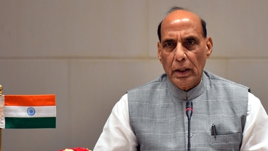 Union defence minister Rajnath Singh said the Indian defence industry should take advantage of the policy reforms initiated by the Centre in the past few years to ramp up domestic defence manufacturing.&nbsp;(File photo)