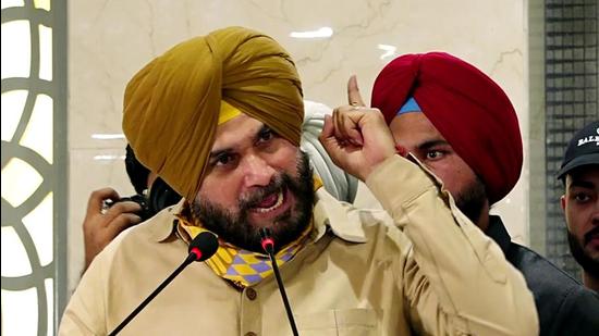 Navjot Singh Sidhu resigned as Punjab Congress chief on Monday. (ANI) Navjot Singh Sidhu resigned as Punjab Congress chief on Monday. (ANI)