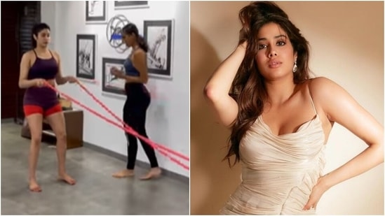 ICYMI: Janhvi Kapoor's rope training workout video will inspire you to hit gym, watch(Instagram)