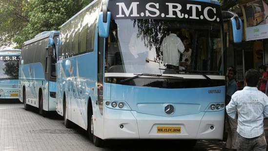 There were four passengers in the MSRTC bus, besides its driver and conductor,