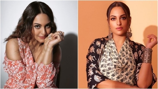Bollywood actor Sonakshi Sinha is taking over Instagram with her latest pictures from a photoshoot. The actor is known for her love for experimenting with silhouettes. Moreover, she never shies away from wearing prints too. For her latest photoshoot, Sonakshi did the same as she wore two pretty and sensational printed ensembles. She showed us how to wear prints and we are taking notes.(Instagram/@aslisona)