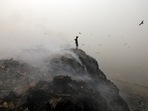 Landfills in the national capital are currently open dumping grounds and does not have specific systems to avoid leachate or follow other scientific methods of waste management. (Picture for representation only/Sanchit Khanna)
