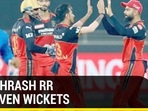 RCB THRASH RR BY SEVEN WICKETS