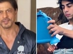 Shah Rukh Khan and his sons Aryan Khan and AbRam Khan. Shah Rukh Khan and his sons Aryan Khan and AbRam Khan.