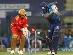 Suryakumar Yadav getting bowled against PBKS(BCCI/IPL) Suryakumar Yadav getting bowled against PBKS(BCCI/IPL)