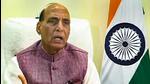 Rajnath said countries around the world are now focusing on modernisation of their militaries and the demand for military equipment is rapidly increasing. (PTI Photo) Rajnath said countries around the world are now focusing on modernisation of their militaries and the demand for military equipment is rapidly increasing. (PTI Photo)