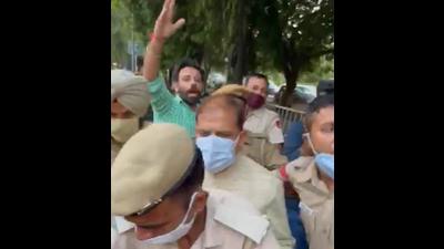 VC Raj Kumar had gone to vote for the senate polls when the incident took place at PU on September 1. (HT File Photo) VC Raj Kumar had gone to vote for the senate polls when the incident took place at PU on September 1. (HT File Photo)