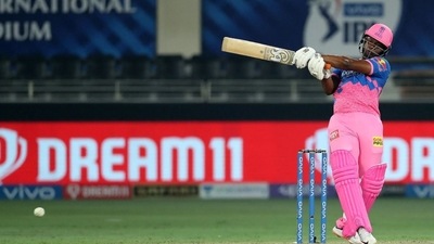 Evin Lewis scored a half century. (IPL)
