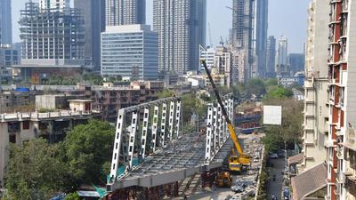 The construction work of the Delisle road overbridge (ROB) is likely to be delayed owing to the non-availability of oxygen during the second Covid-19 wave. (HT PHOTO) The construction work of the Delisle road overbridge (ROB) is likely to be delayed owing to the non-availability of oxygen during the second Covid-19 wave. (HT PHOTO)