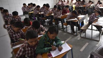 Some schools in Delhi may have issues in reopening as they are serving as vaccination centres with multiple sites on the premises (HT PHOTO/File/Representative use)