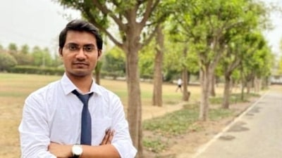 UPSC topper Shubham Kumar from Katihar.&nbsp; (ANI)