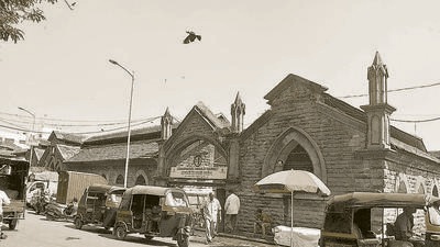 Six months after a major fire destroyed the Pune Cantonment’s iconic Shivaji market (in pic), the restoration work is yet to see the light of the day due to severe shortage of funds. (HT FILE) Six months after a major fire destroyed the Pune Cantonment’s iconic Shivaji market (in pic), the restoration work is yet to see the light of the day due to severe shortage of funds. (HT FILE)