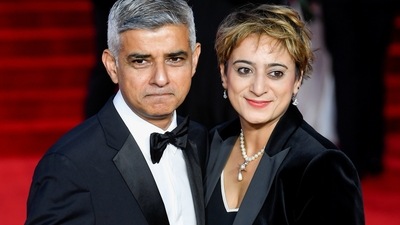 Mayor of London Sadiq Khan and his wife Saadiya grace the event with their presence. (REUTERS)