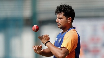 File image of Kuldeep Yadav. (PTI)