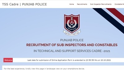 Punjab Police recruitment: Last date to apply extended for Constable and SI