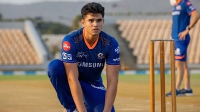 Arjun Tendulkar.&nbsp; (Mumbai Indians)