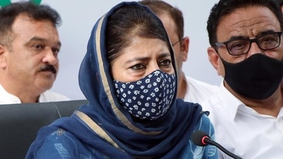 File photo of PDP chief and former J&K chief minister Mehbooba Mufti. (ANI) File photo of PDP chief and former J&K chief minister Mehbooba Mufti. (ANI)