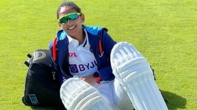 India women's team batter Harmanpreet Kaur (Twitter) India women's team batter Harmanpreet Kaur (Twitter)