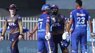 Dinesh Karthik, Rishabh Pant try to be the peacemakers in Eoin Morgan and R Ashwin's argument (Twitter)