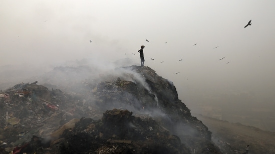 Landfills in the national capital are currently open dumping grounds and does not have specific systems to avoid leachate or follow other scientific methods of waste management. (Picture for representation only/Sanchit Khanna)