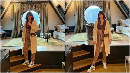 Dressed to chill, Mandana Karimi steps out like this in Amsterdam(Instagram/@mandanakarimi)