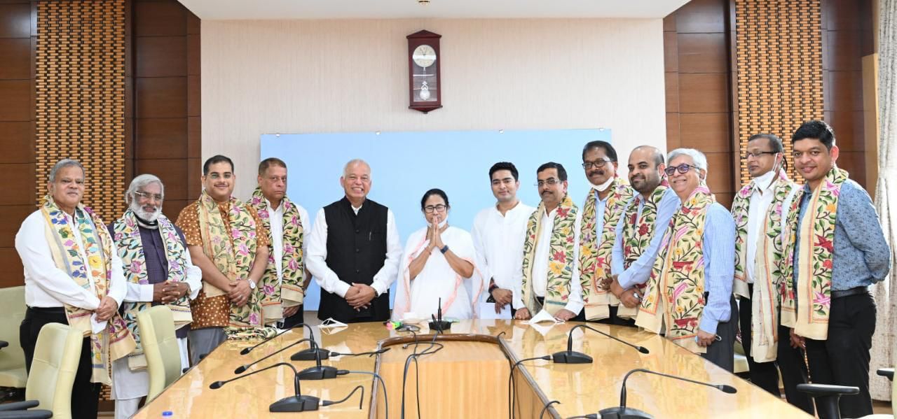 Former Goa CM Luizinho Faleiro joins TMC in Kolkata.