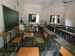 Only 1 teacher managing 225 students at UP school (Representational image) (HT Photo) Only 1 teacher managing 225 students at UP school (Representational image) (HT Photo)