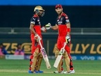 K.S Bharat and Glenn Maxwell of Royal Challengers Bangalore(PTI) K.S Bharat and Glenn Maxwell of Royal Challengers Bangalore(PTI)