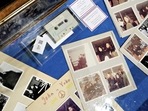 View of items at an auction of polariods and a cassette with the recording of Danish schoolboys' interviews with John Lennon and Yoko Ono during the couple's winter stay in Thy, Jutland, Denmark in 1970 at Bruun Rasmussen Auction House in Copenhagen, Denmark(Ritzau Scanpix/Philip Davali via REUTERS)